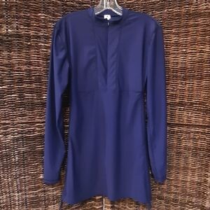 Sailbee Dress Women's Large Blue Tenniscore Activewear Tennis Swimsuit Cover Up